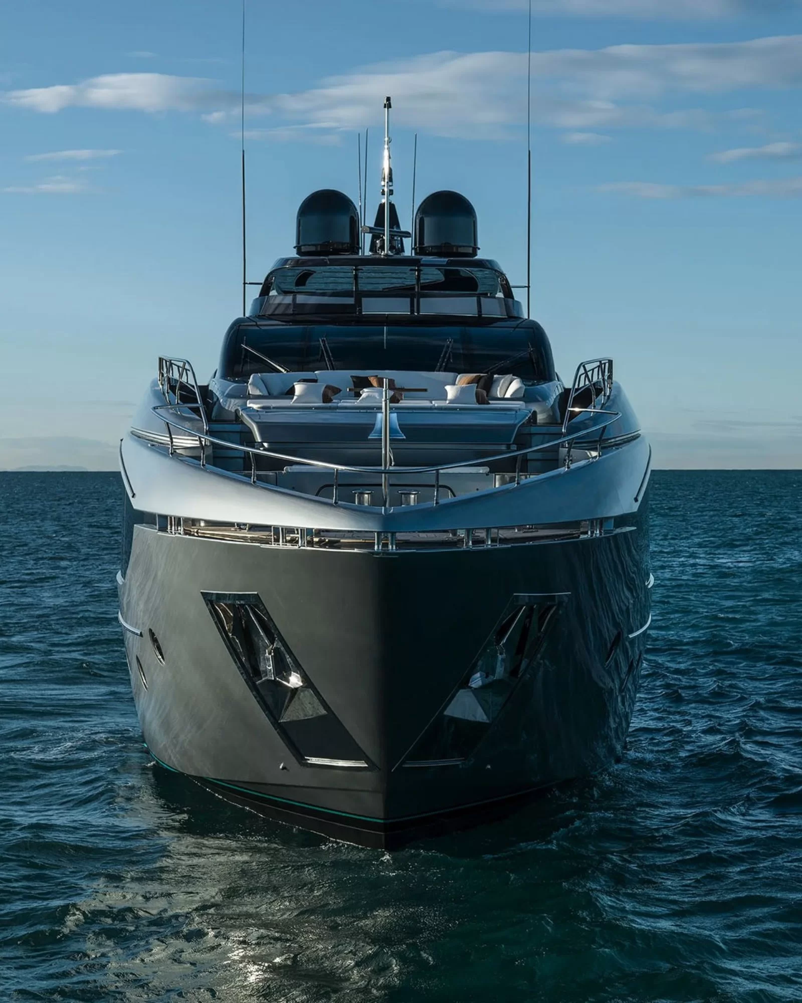 Electric jet tender on open water